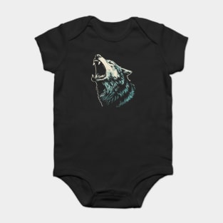 Wolf Head Baby Bodysuit